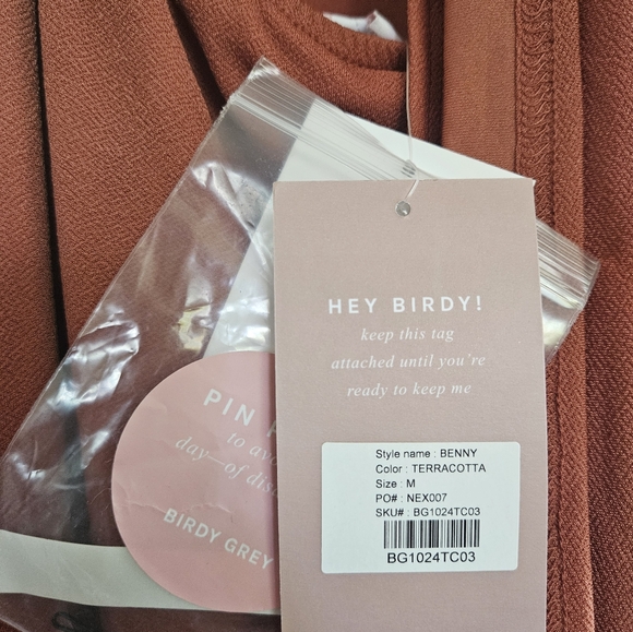 Birdy Grey Terracotta Benny Dress Crepe - Picture 3 of 5